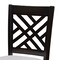 Baxton Studio Jason Grey Upholstered and Espresso Wood 2-Piece Bar Stool Set 167-10851 - alternate 9